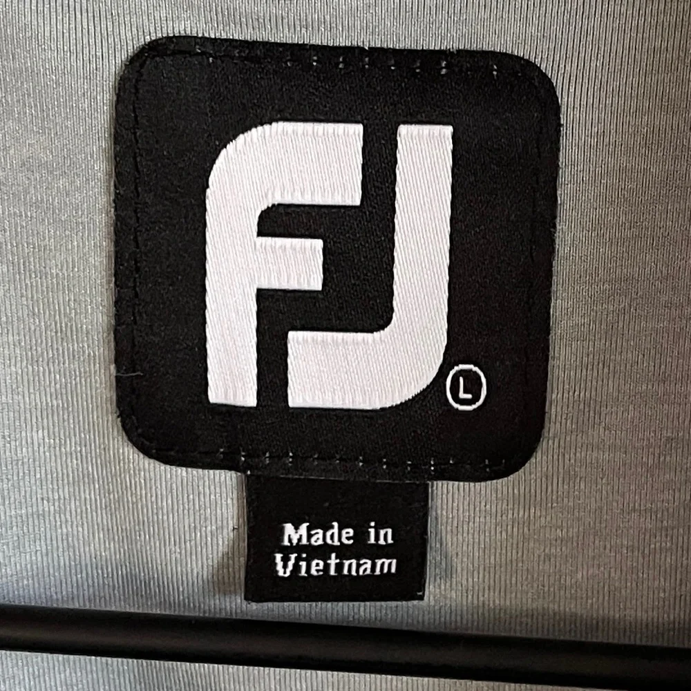 FootJoy Golf Athletic Short Sleeve Button Shirt Size‎ L